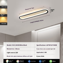 Load image into Gallery viewer, Modern Minimalist LED Strip Bedroom Cloakroom Ceiling Lamp