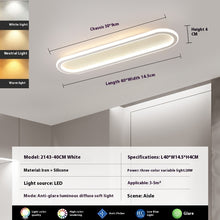Load image into Gallery viewer, Modern Minimalist LED Strip Bedroom Cloakroom Ceiling Lamp