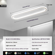 Load image into Gallery viewer, Modern Minimalist LED Strip Bedroom Cloakroom Ceiling Lamp