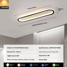 Load image into Gallery viewer, Modern Minimalist LED Strip Bedroom Cloakroom Ceiling Lamp