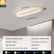 Load image into Gallery viewer, Modern Minimalist LED Strip Bedroom Cloakroom Ceiling Lamp