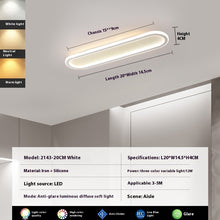 Load image into Gallery viewer, Modern Minimalist LED Strip Bedroom Cloakroom Ceiling Lamp