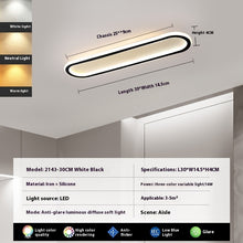 Load image into Gallery viewer, Modern Minimalist LED Strip Bedroom Cloakroom Ceiling Lamp
