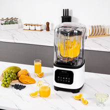 Load image into Gallery viewer, Professional Blender With Shield, Commercial Countertop Blenders, 68 Oz Jar Blender Combo, Stainless Steel 9 Speed &amp; 5 Functions Blender, For Shakes, Smoothies, Peree, And Crush Ice, White