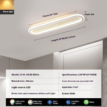 Load image into Gallery viewer, Modern Minimalist LED Strip Bedroom Cloakroom Ceiling Lamp