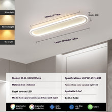 Load image into Gallery viewer, Modern Minimalist LED Strip Bedroom Cloakroom Ceiling Lamp