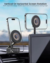 Load image into Gallery viewer, Newly Upgraded Retractable Car Mobile Phone Holder 360 Magnetic Vacuum Suction Cup One-click Safety Lock Ultra-compact Design