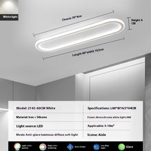 Load image into Gallery viewer, Modern Minimalist LED Strip Bedroom Cloakroom Ceiling Lamp