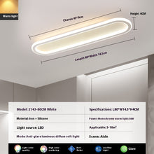 Load image into Gallery viewer, Modern Minimalist LED Strip Bedroom Cloakroom Ceiling Lamp