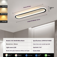 Load image into Gallery viewer, Modern Minimalist LED Strip Bedroom Cloakroom Ceiling Lamp