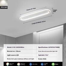 Load image into Gallery viewer, Modern Minimalist LED Strip Bedroom Cloakroom Ceiling Lamp