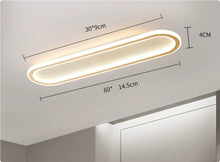Load image into Gallery viewer, Modern Minimalist LED Strip Bedroom Cloakroom Ceiling Lamp