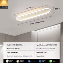 Load image into Gallery viewer, Modern Minimalist LED Strip Bedroom Cloakroom Ceiling Lamp