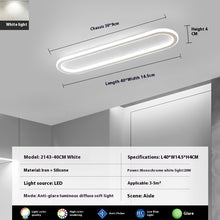 Load image into Gallery viewer, Modern Minimalist LED Strip Bedroom Cloakroom Ceiling Lamp