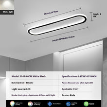 Load image into Gallery viewer, Modern Minimalist LED Strip Bedroom Cloakroom Ceiling Lamp