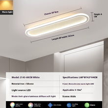 Load image into Gallery viewer, Modern Minimalist LED Strip Bedroom Cloakroom Ceiling Lamp